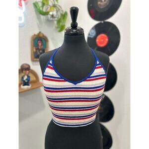 BUNDLE Kendall & Kylie Knit Tank + Me to We Striped Tank - Size Small